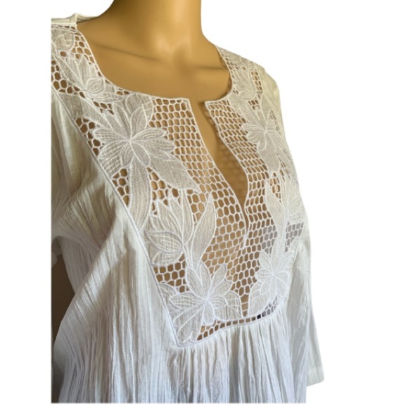 LANDSEND Women’s 100% Cotton Cover Up/Dress/Nightgown/Tunic/Lounger - Picture 4 of 5